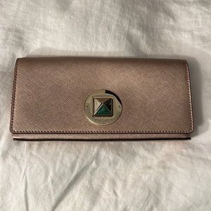 Kate Spade Rose Gold clutch